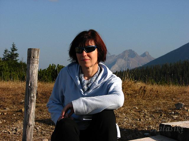 Pawel (239).JPG - Kolejny postój. W tle Tatry Bielskie.
